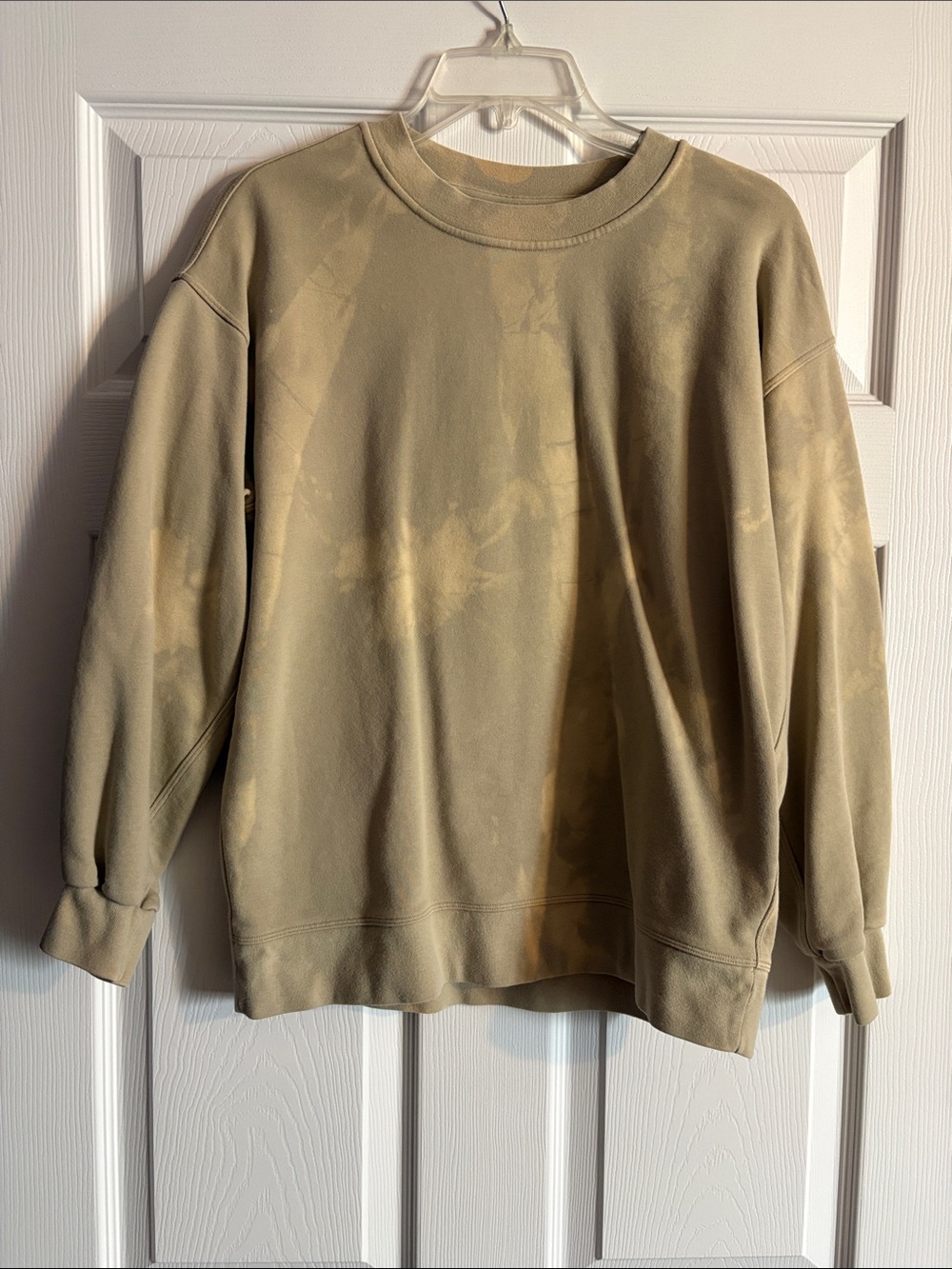Lululemon Custom Bleach Tie-Dye Crewneck Sweatshirt